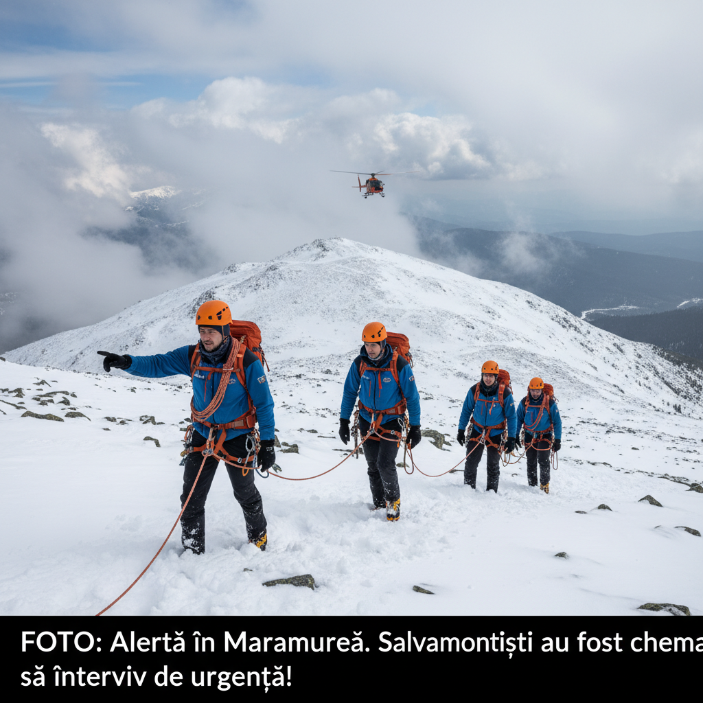 Alertă în Maramureș – Salvamontiștii interveniți de urgență