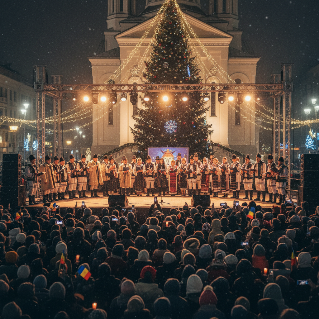 Concert de colinde în Ajunul Sfântului Nicolae, la Baia Mare