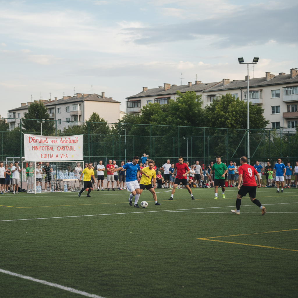 Ediția a VI-a a minifotbalului caritabil Dăruind vei dobândi – eveniment local de susținere