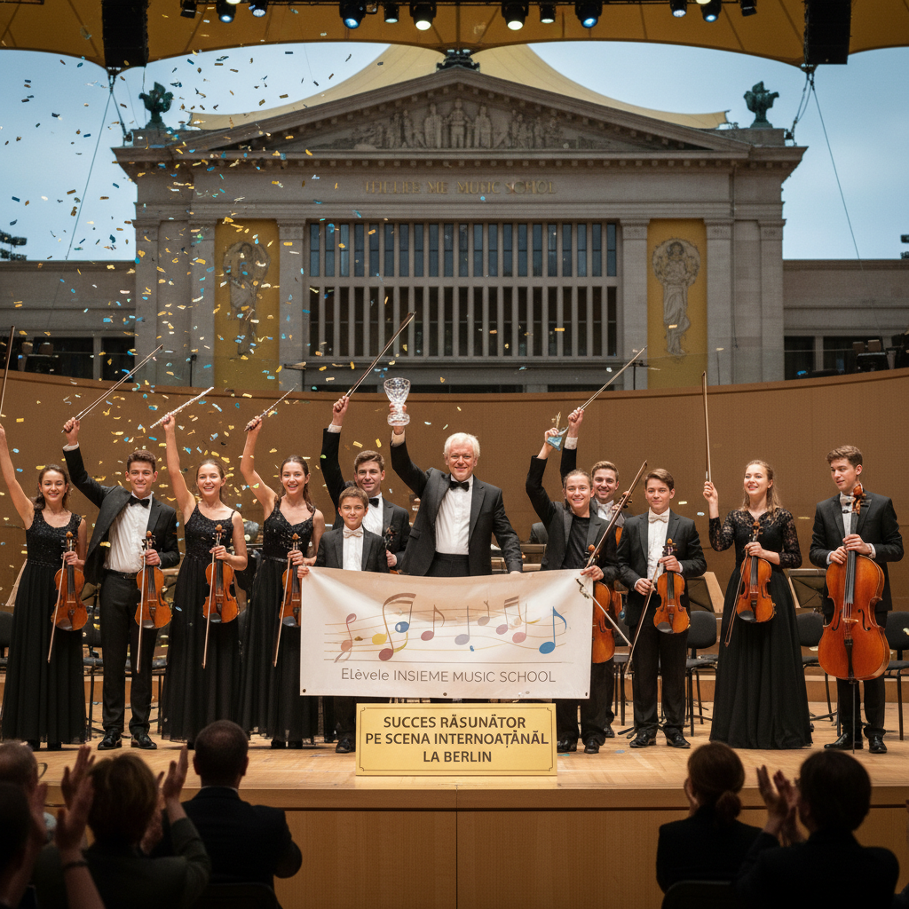 Elevele INSIEME MUSIC SCHOOL strălucesc cu succes internațional la Berlin