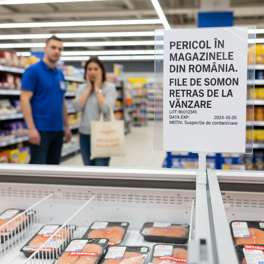 File de somon retras de la vânzare din cauza pericolului pentru consumatori