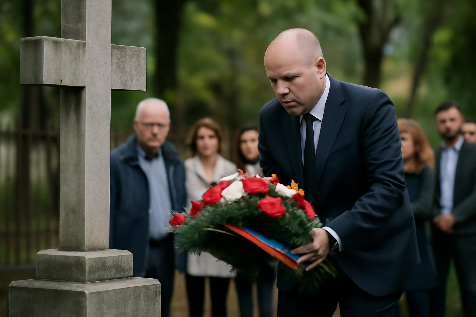 Ilie Bolojan, președintele PNL, a adus un omagiu victimelor comunismului