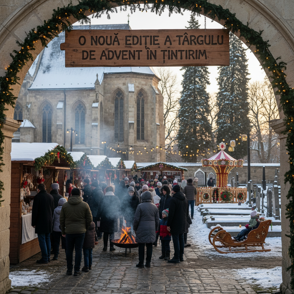 Începe o nouă ediție a Târgului de Advent în Țintirim