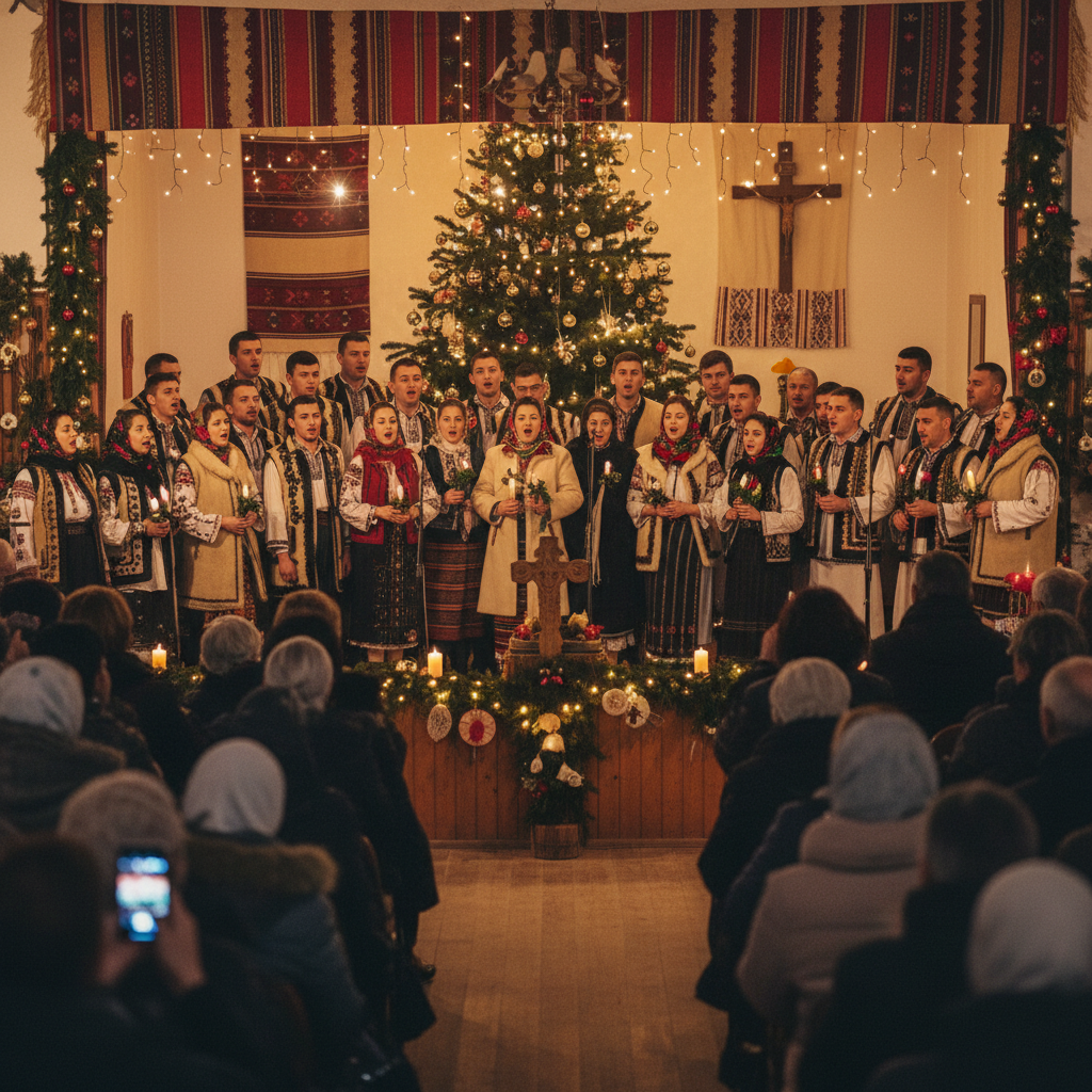 Magia colindelor prinde viață la Rogoz în spectacolul Acasă de Crăciun