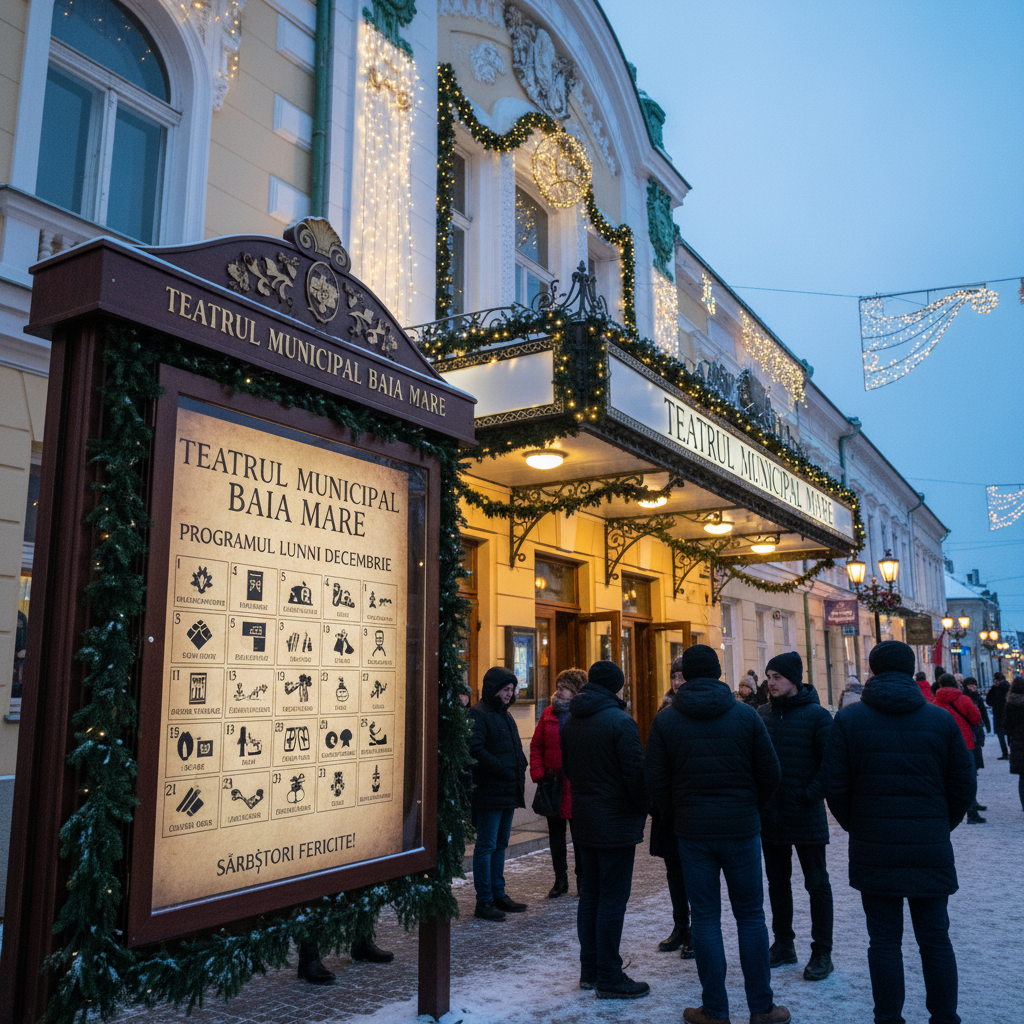 Programul Teatrului Municipal Baia Mare pentru luna decembrie 2024